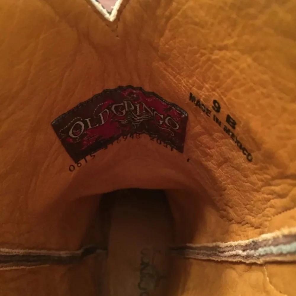 OLD GRINGO CHOCOLATE SAN SABA II COWBOY BOOTS - Picture 7 of 8